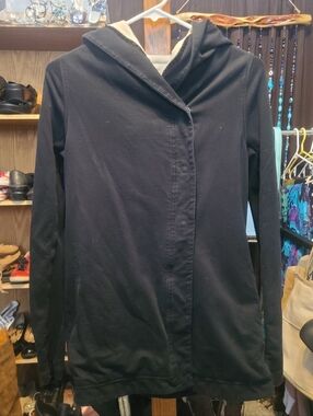lululemon athletica Black Hooded Utility Jacket